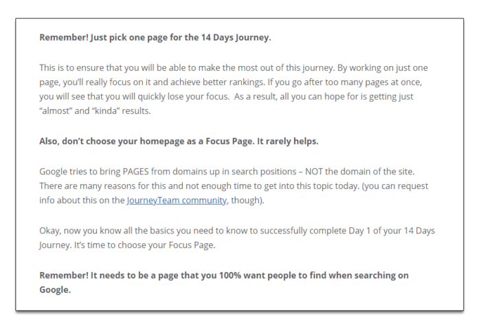 Focus Pages Squirrly Seo