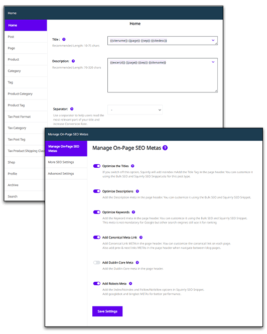 Duplicate Meta Removal Tool - Squirrly SEO