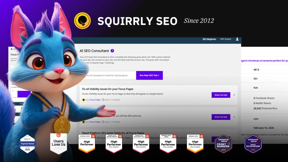 Squirrly SEO screenshot